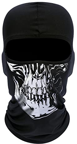 fuinloth Sturmhauben, Gesichtshaube, Skimaske, Hals Gaiter, UV-Schutz, Motorrad- und Fahrrad-Gesichtsmaske, Balaclavas für Herren/Damen Schädel