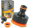 Conector de grifo de 1 pulgadas IG con reducción de 1 pulgadas AG x 34 pulgadas IG Conector de manguera de jardín Adaptador grifo para grifos con rosca para jardín, manguera de grifo, sistema de