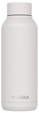 QUOKKA BOTELLA TERMO ACERO INOXIDABLE SOLID WHITE 510 ML