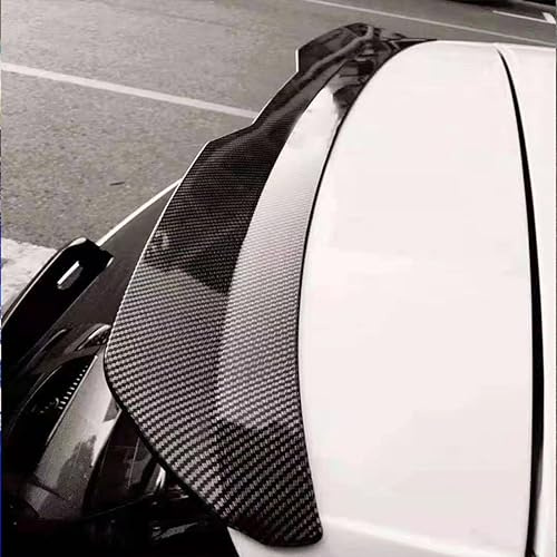 Heckscheiben-Dachspoiler für BMW 1 Series E81 E87 2005-2011 118i 120i, Heckspoiler-Visier-Deflektor, hintere Dachkofferraumlippe,B-Carbon Fiber