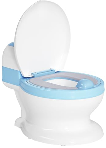 TYRY.HU Pot Bebe Toilette Reducteur Toilette Enfant Wc Petit Pot Siège Rehausseur Cuvette Bébé Avec Sac Apprentissage de La Propreté pour Garçon et Fille Intérieur Bleu