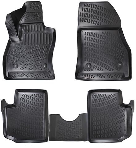 Tappetini Tappeti Auto in GOMMA -TPE 3D a Vaschetta Specifici COMPATIBILI con 500 L prodotte dal 09/2012 al 05/2017-8020912