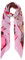 LIU JO Stola Sweet Leopard 90x180cm Undefiniert 43209 Pastel LAVENDER, Rosa, Einheitsgröße