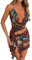 MAHUAOYIXI Abito Corto Donna Vestito Senza Maniche Sexy Ragazza Abito Senza Schienale Estivo Sexy Scollo a V Bodycon Elegante Cerimonia Festa Cocktail Mini Abito da Sera Casual Discoteca (B, S)