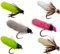 Outdoor Planet 12 Tungsten Beadhead Mop Flies Assortment | Mop Jig Tungsten Bead and Barbed Hooks | Fly Fishing Flies for Trout Fishing Size #10, 12, 14, 16