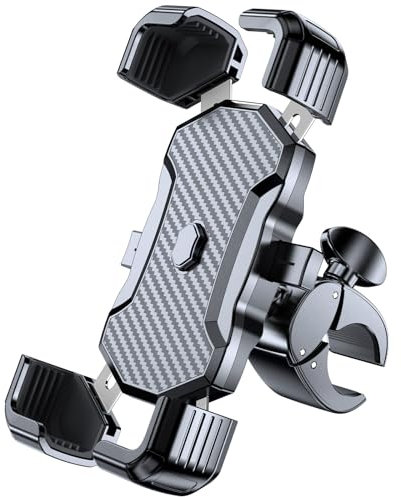 Miracase Handyhalterung hafrrad Universal:Motorad Handyhalterung für Scooter/Moped/Bike,Kompatibel mit iPhone Pro 16/15/14 Pro Max und Samsung S25/S24/S23 Ultra