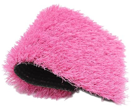 XLIHAWY Gazon Artificiel pour L'intérieur Et L'extérieur, Faux Gazon Synthétique Réaliste, Tapis Pelouse Artificielle Tapis pour Chiens Et Animaux Compagnie, Tapis Gazon(Rose)