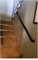 BODHIS Schwarzer Handlauf aus Metall zur Wandmontage für Treppen, robuster Treppenhandlauf mit Stützstangen für ältere Menschen und komplettem Set (330 cm (10,8 Fuß))