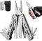 17-in-1 Multitool Pliers, Heavy Duty Multi Tool with Self-Locking Design Sheath, for EDC Survival Camping Hiking, Stocking Stuffers for Men Women