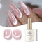 Born Pretty Smalto Semipermanente Unghie Magnetico Trasparente Rosa colore - Smalto Semipermanente Gel per Unghie Soak-Off UV/LED per Nail Art Salone