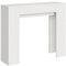 Console Extensible 90x25/181 cm Slick Frêne Blanc
