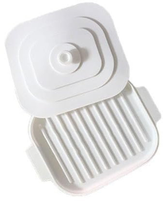 LZYWOD Microwave Bacon Tray - Bacon Cooker with Lid, Bacon Tray For Microwave Cooking, Pan Silicone Baking Tray Bacon