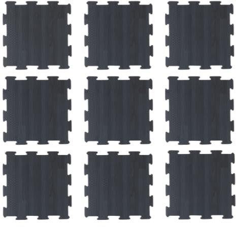 Nakloe - Suelo Gimnasio - (9 Piezas - 30x30 Cada Pieza) - Tatami - Suelo Goma Eva - Acolchado - Puzzle - Gimnasio en casa - Antiruido