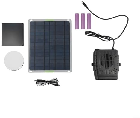 20W Monokristallines Solarpanel Heizgerät mit Dual-USB-Ausgang, Tragbare Solarbatterie und Heizlösung für Haustierhaus, Auto oder Camping, Wetterfestes PET(20W)