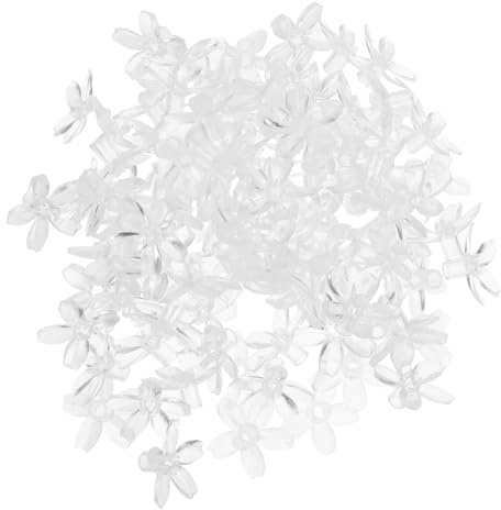 Cabilock 100 Stück Kirschblüten-Lampenschirme - Transparente Lampenabdeckungen für Lichterketten - Kleine Lampenschirme für Wohnzimmer, Terrasse und festliche Dekorationen