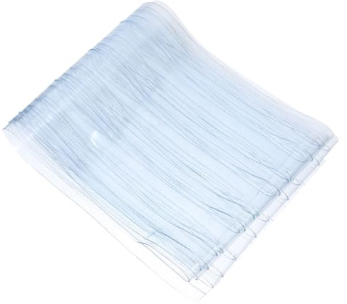 DOITOOL PVC Haustierklappe Ersatzstreifenvorhang Transparenter 14mm Starker Kunststoffvorhang 15cm Breit X 200cm lang Leicht zu Reinigen für Hundehütte und Katzenklappe Wetterbeständig