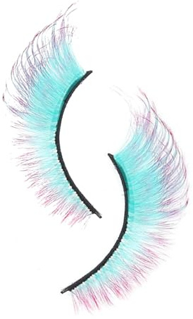 Farbige Wimpern, Künstliche Bunte Wimpern, Wiederverwendbar Für Anfänger Bühne Hochzeit Halloween Cosplay