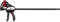 Toolcraft Mini-Einhandzwinge 200 X 35 mm 250 Nm 1574785 Spann-Weite (max.):200 mm Produktabmessung, Länge: 292 mm Ausla