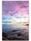 Paul Sinus Art Violetter Himmel am Meer - Leinwandbild 90x60cm