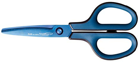 Plus Japan Fitcut Curve Premium Schere, Titanium-beschichtet, 175 mm, Blau, 5 Stück