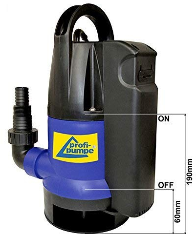 Pompe à eau sale pompe submersible Dirt-Star-Extra-SS pompe de jardin POMPE À BARIL DE PLUIE pour l'irrigation et comme (400Watt)