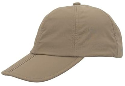 Basecap Knickschirm Micro UV - Schutz Damen Herren UV 50+ Sun Protect (Grau)