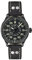 Laco Fliegeruhr Basis Bielefeld, Damen- u. Herren Armbanduhr, schwarzes Lederband, Saphirglas, Ø 39 mm, Miyota 821 A Automatik, inkl. Etui - 861992