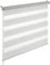 YOURSOL Doppelrollo EasyFix, Rollos ohne Bohren, Verdunklungsrollo, Weiß, 80 x 150 cm