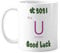 Chemistry Elements Tasse en céramique avec actinide Uranium U Good Luck 2021