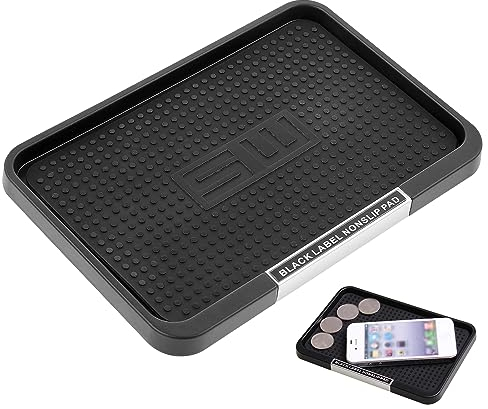 Supporto Telefono Tappetino Auto In Silicone Supporto Per Cellulare GPS Tappetino Antiscivolo Tappetino In Gel Antiscivolo Per Auto In Silicone Per Cruscotto Telefono Portachiavi Monete(Nero)
