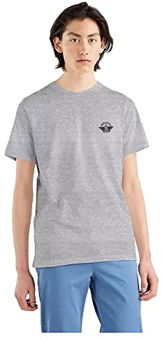 Dockers Herren Logo Tee T Shirt, W&a Gray Heather, S EU
