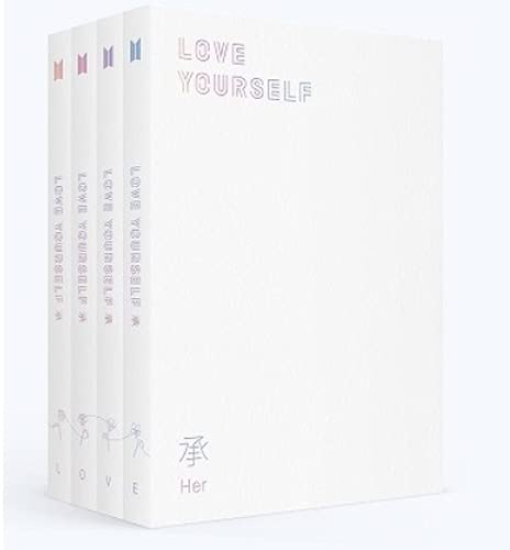 Big Hit Entertainment BTS Bangtan Boys - Love Yourself 承 HER (5th Mini Album) Album+Folded Poster+Extra Photocards Set (L+O+V+E ver. Set)