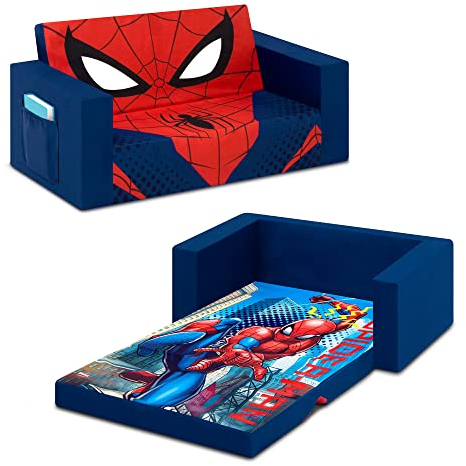 Delta Children Cozee Flip-Out Sofa, Spider-Man