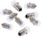 VILLCASE 10pcs E10 Miniature Screw Light Bulbs, 2.5V 0.3A Mini Bulbs Replacement, Flashlight Screw Base Light Bulbs LED Indicator for Experiment Circuit Electrical Test