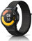 KeeFos Cinturino 22MM per Xiaomi Watch S3/S1/S1 Active, Huawei Watch GT 4 46mm/4 - Nylon Elasticizzato di Sostituzione - Nero