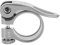 Alomejor Fahrrad Schnellspanner Sattelstütze Sattel-Klemme Sattel-schelle Klemmring Schnellwechsel-Sattelstützenklemme aus Aluminiumlegierung 31,8 mm für Rennrad Laufräder(31.8mm-Titan)