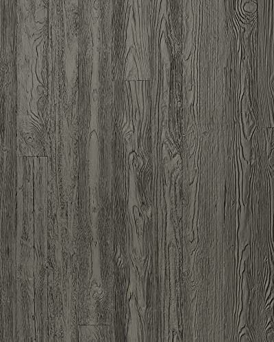 Wandpaneel Holz Optik WallFace 24952 DAKOTA Smoke PF Wandverkleidung strukturiert mit Natur Dekor seidenmatt abriebfest selbstklebend anthrazit 2,6 m2