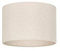 Uniqq Lampenschirm Stoff beige transparent Ø 40 cm - 30 cm hoch