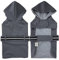 LeerKing Hunderegenmantel mit weichem Futter Regenjacke Wasserdicht Regenmantel Hund für kleine, mittlere und große Hunde Länge 11 bis 71 GY 3XL