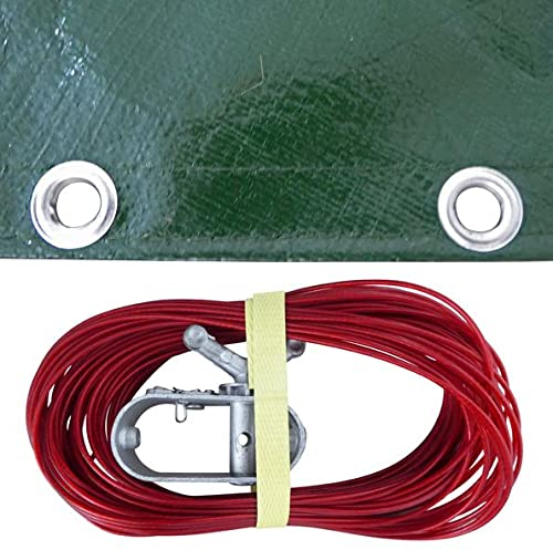 Winterabdeckplane 180 Gr./m², Oval 8,00 x 4,00m