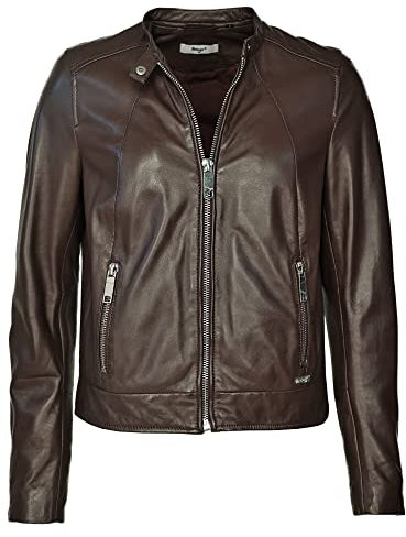 MAZE Damen Lederjacke Grenada Dark Brown M