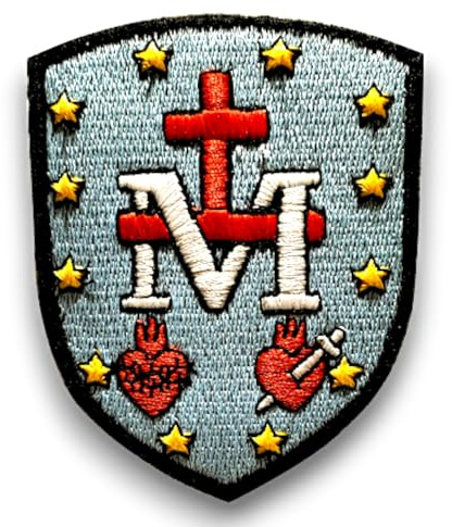 Patch Médaille Miraculeuse brodé