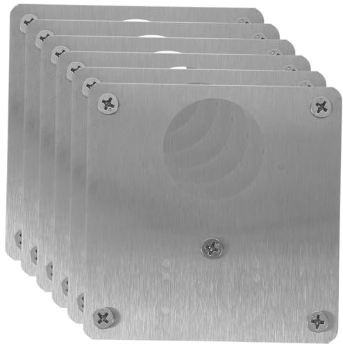 Veemoon 6st Edelstahl-reparatur Stück Schubladen-set Regalhalterung Metallständer Scharniere Für Küchenschränke Reparaturzubehör Für Stahlplatten Mit Löchern Fenster Rostfreier Stahl