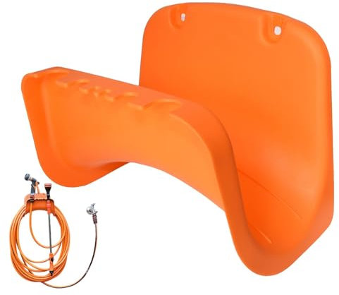 Generic Soporte de pared para manguera de jardín, carrete de manguera de agua duradero, colgador de manguera de jardín al aire libre, soporte de manguera de polipropileno para organizar soporte para