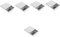 PRETYZOOM 5St Brotkuchenform Backform mit Deckel brotbackform Kuchenform zum Demontieren Brotlaibform grillplatte kochplatte Metall Pfanne Cookie-Kuchen-Pfanne Aluminiumlegierung Silver