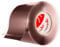 POPPSTAR selbstverschweißendes Silikonband, 3m x 38mm, Isolierband und Dichtungsband (Wasser, Luft), rotbraun, 1 Rolle