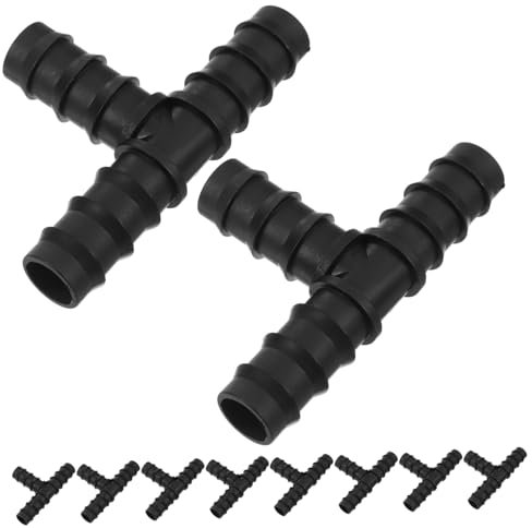 Levemolo 10 Stück Mikrosprinkler Bewässerung, Gartenschlauch Reparaturanschluss, Bewässerungssystem Teil, Tropfbewässerungszubehör, Gartenschlauch Drehanschluss, Bewässerungsset,