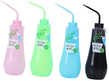 TOYANDONA Botella Exprimible 4 Piezas Accesorio de Jardín Diseño Apretable y Capacidad Suficiente para Riego Diario de Plantas y Suculentas Color Aleatorio