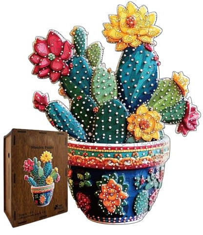 Bunte -Puzzle – Puzzle aus Holz, Puzzles mit Blumenmotiv, Kunstspiel mit Formen, Unterhaltungsaktivität für Erwachsene, Liebhaber, für