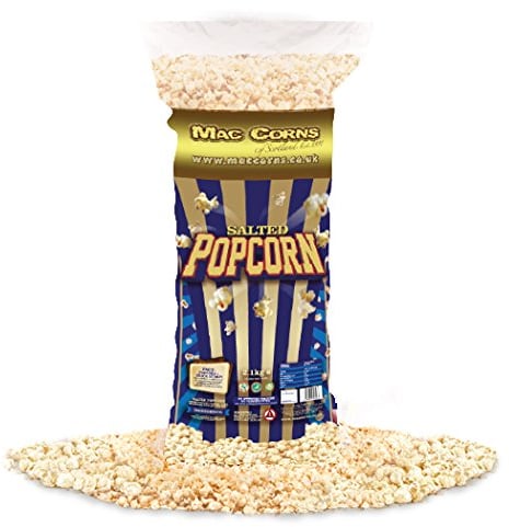 MacCorns Salted Popcorn 2.1kg Bulk Pack - Salted Popcorn for Kids & Adults - Traditional Popped corn, Healthy Perfect, Movies & Parties